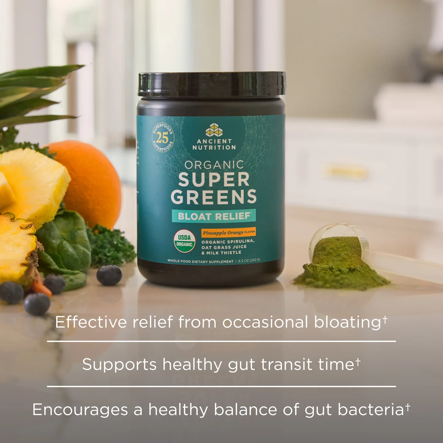Organic SuperGreens Bloat Relief† - Image 7