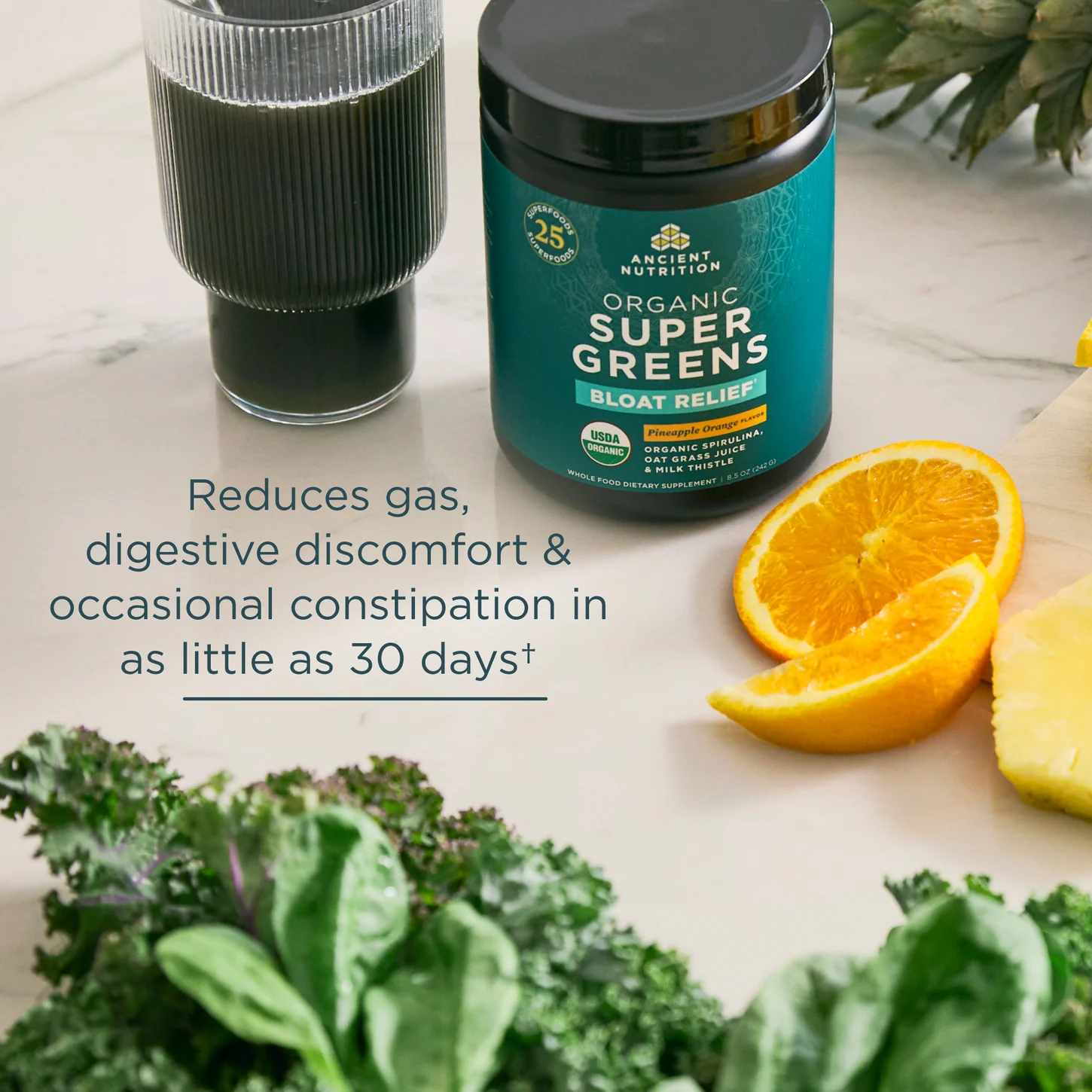 Organic SuperGreens Bloat Relief† - Image 6